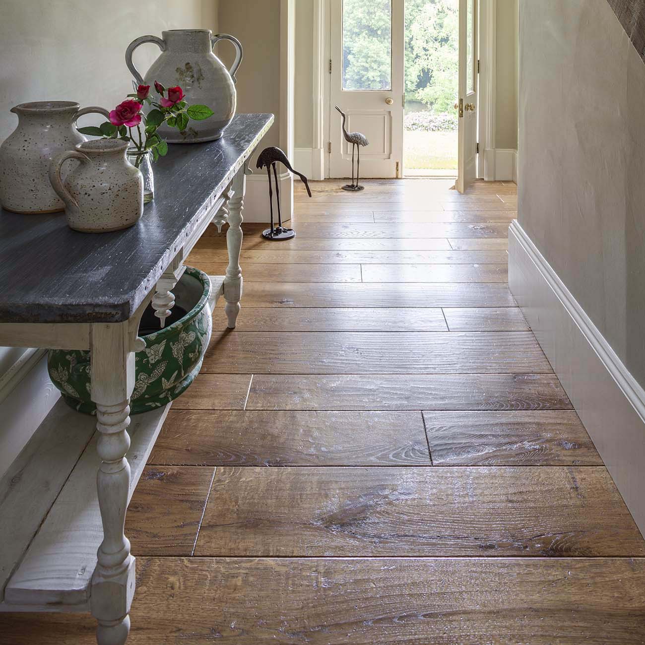 Generations aged and distressed engineered wood flooring